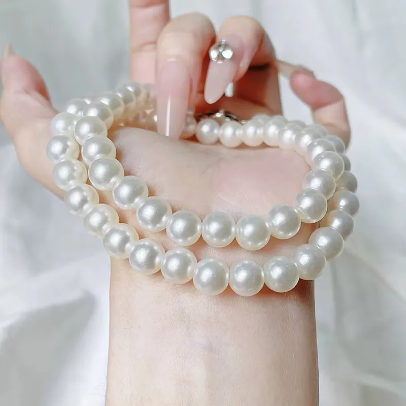 XIFULI Pearl Necklaces Women's-4