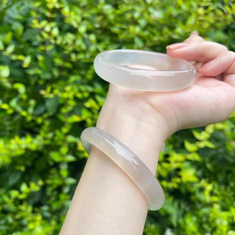 XIFULI Chalcedony Bangles Women's-5