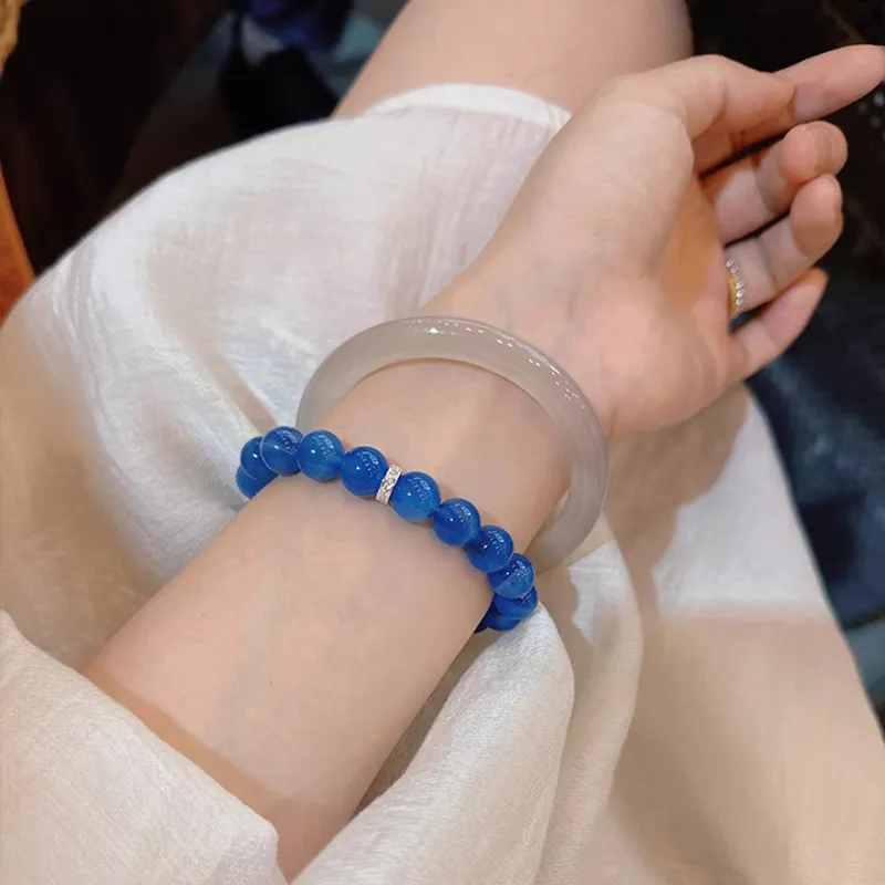 XIFULI Chalcedony Bangles Women's-1