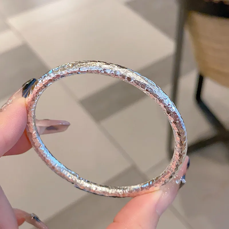 XIFULI 999 Fine Silver Bangles Unisex-4