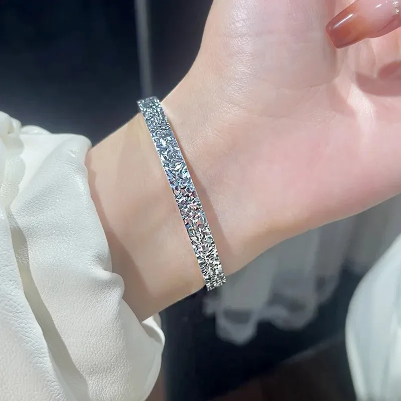 XIFULI 999 Fine Silver Bangles Women's-4