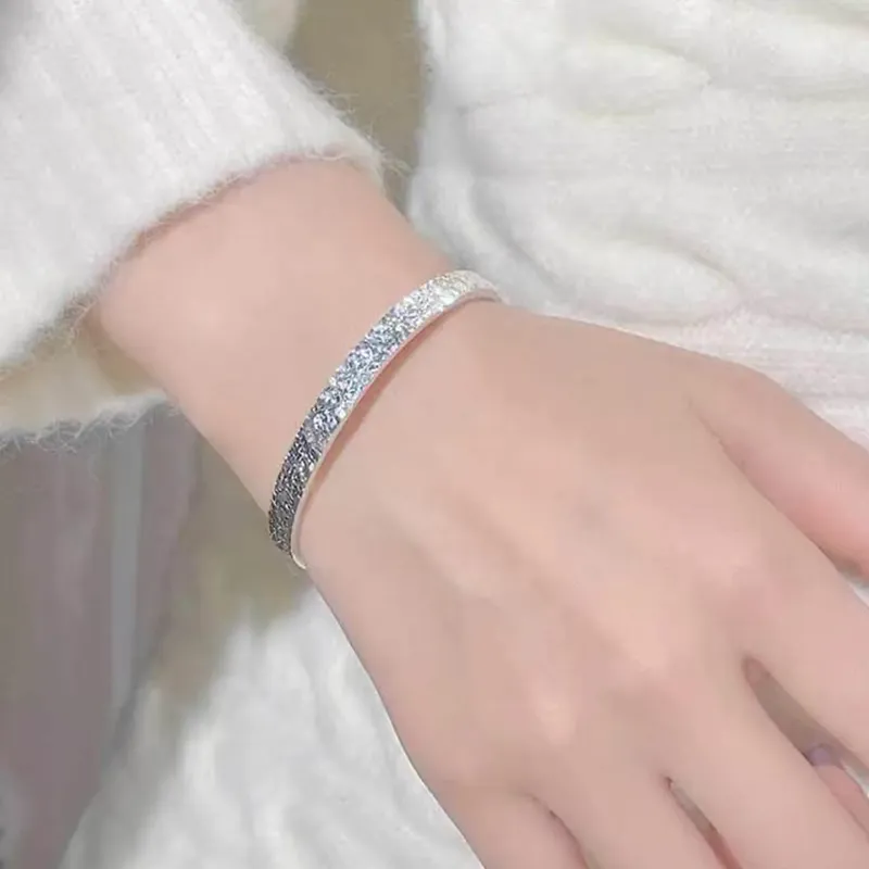 XIFULI 999 Fine Silver Bangles Women's-5