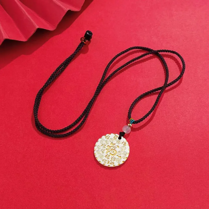 XIFULI 999 Fine Silver Necklaces Unisex-1