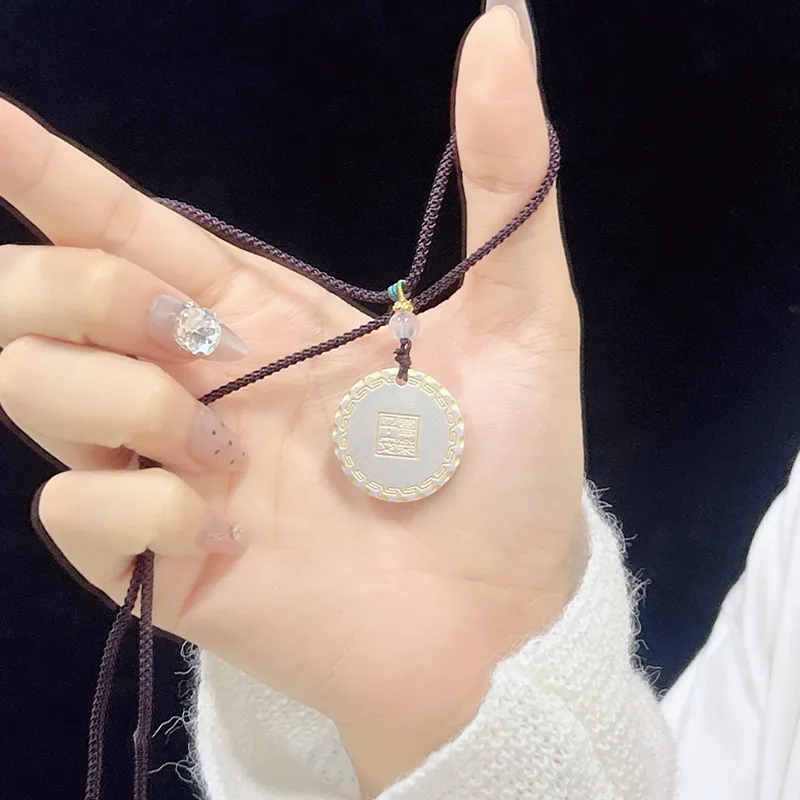 XIFULI 999 Fine Silver Necklaces Unisex-2