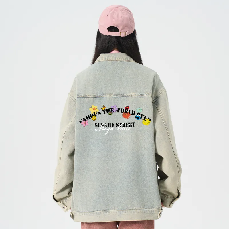 SESAME STREET Denim Jacket Unisex-8