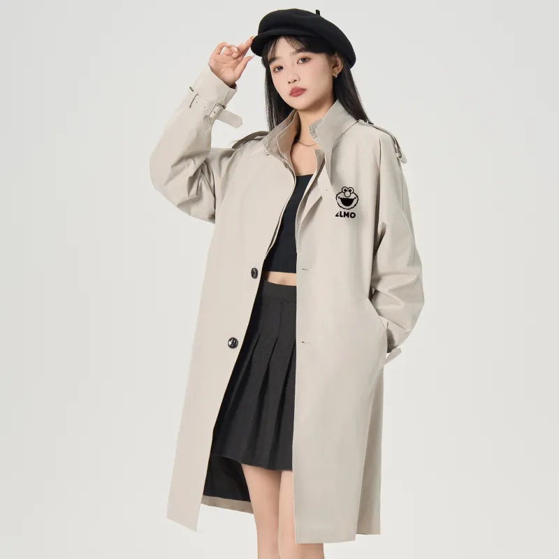 SESAME STREET Trench Coat Unisex-4