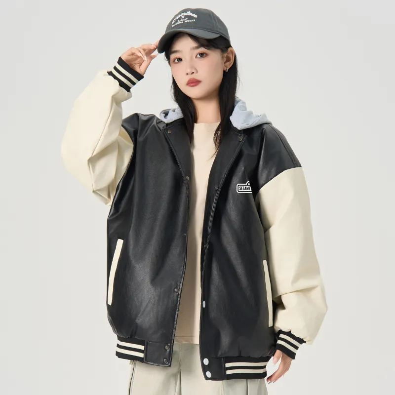 SESAME STREET Down Jacket Unisex Black-2