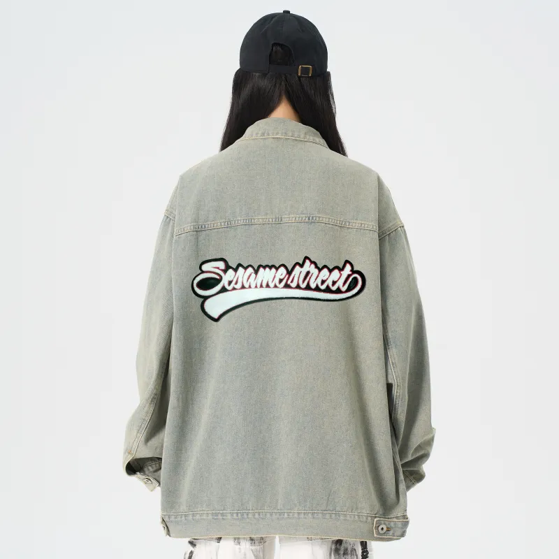 SESAME STREET Denim Jacket Unisex-8