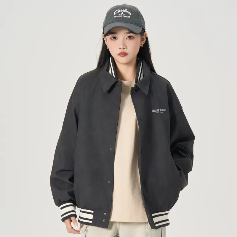 SESAME STREET Leather Jacket Unisex-6