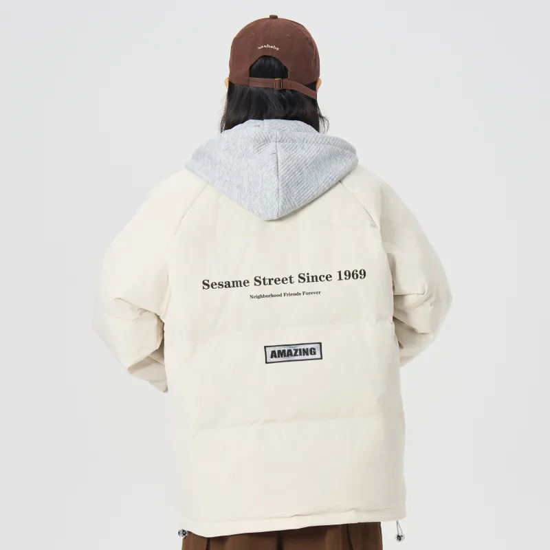 SESAME STREET Down Jacket Unisex-7