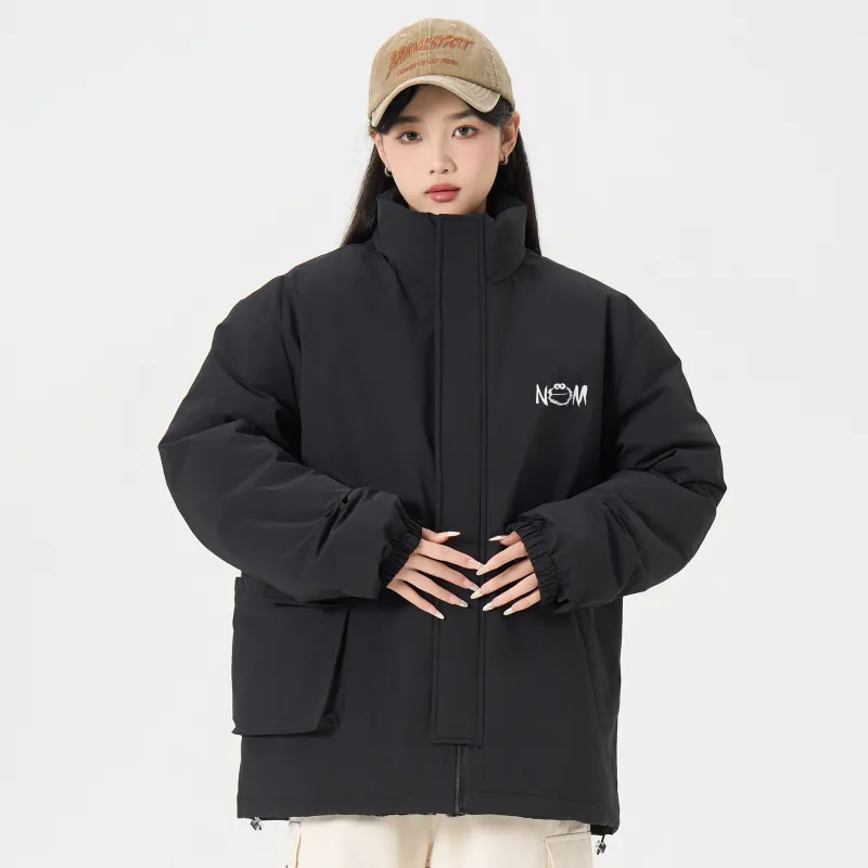 SESAME STREET Down Jacket Unisex Black-2