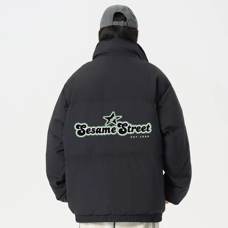 SESAME STREET Down Jacket Unisex-3