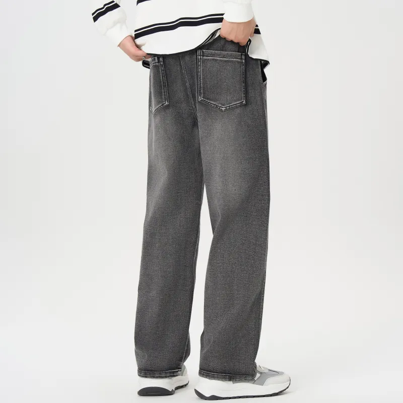 SESAME STREET Jeans Unisex Black Gray-3