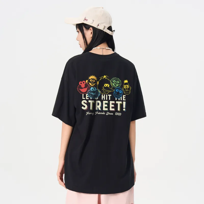 SESAME STREET Short Sleeved T Shirts Unisex-3