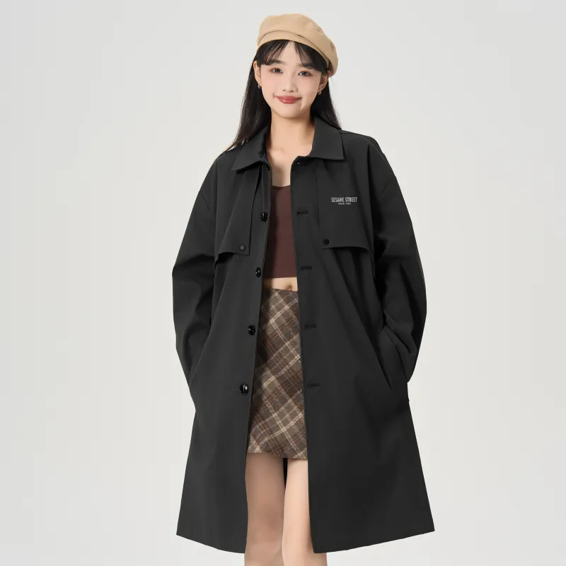 SESAME STREET Trench Coat Unisex-2
