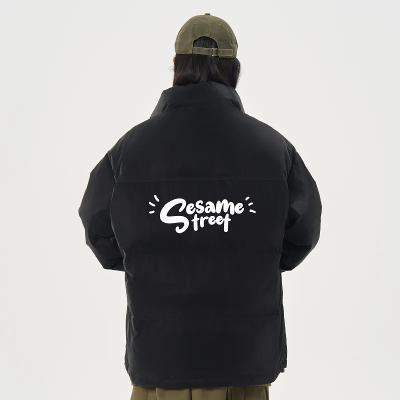SESAME STREET Down Jacket Unisex-3
