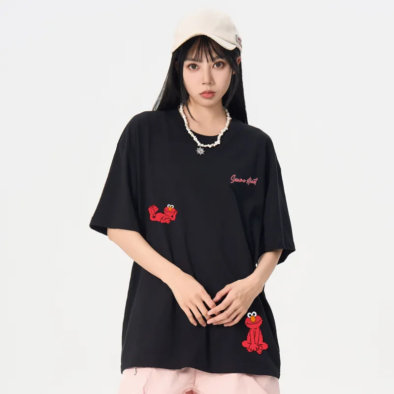 SESAME STREET [ELMO Collection] Short Sleeved T Shirts Unisex-2