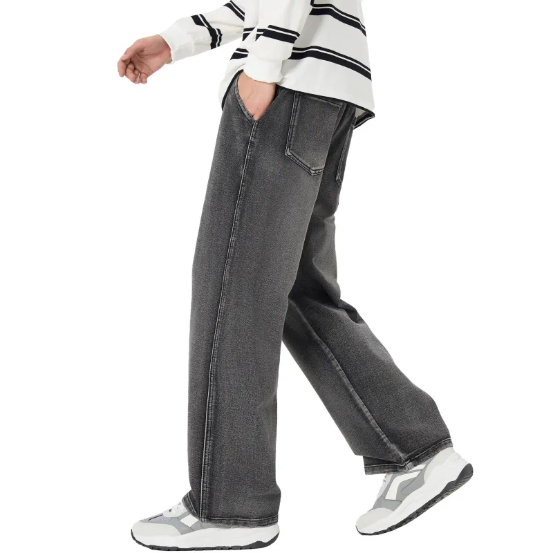 SESAME STREET Jeans Unisex Black Gray-1