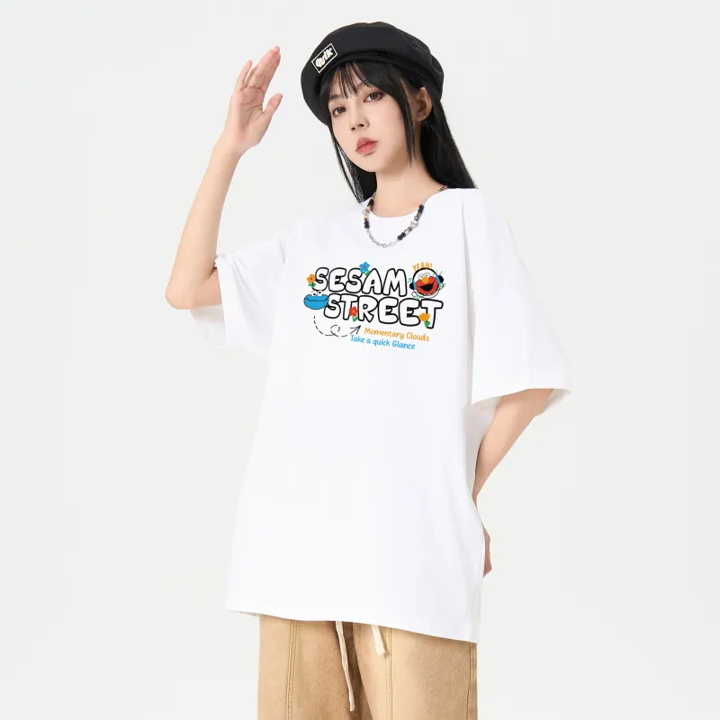 SESAME STREET Short Sleeved T Shirts Unisex-5