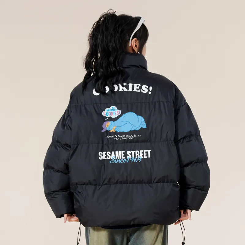 SESAME STREET Down Jacket Unisex-3