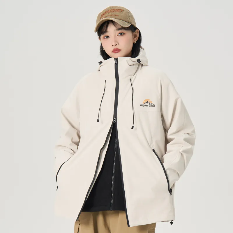 SESAME STREET Waterproof And Windproof Windbreaker Jacket Unisex-4