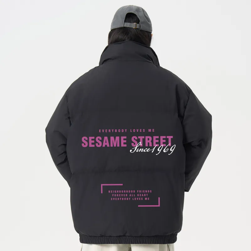 SESAME STREET Down Jacket Unisex-3