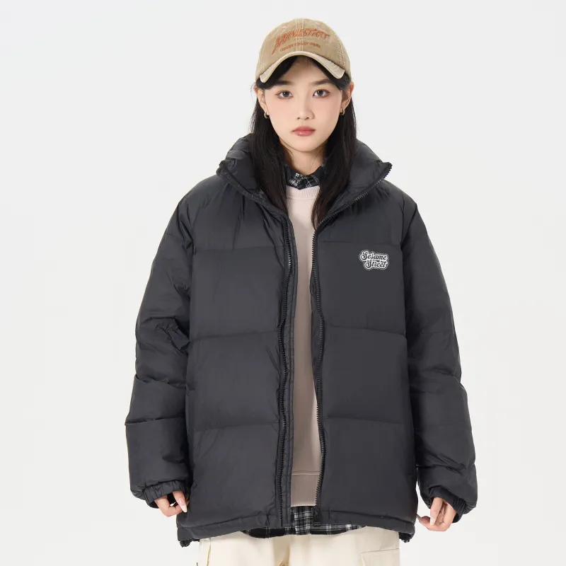 SESAME STREET Down Jacket Unisex Black-2