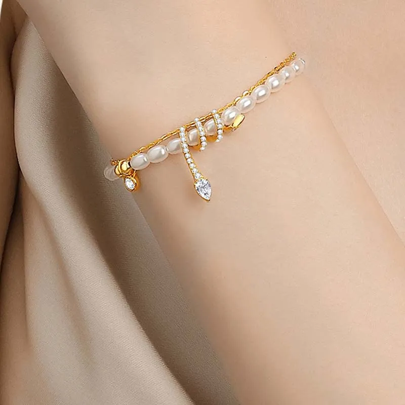 ZHENZHUAOMI Freshwater Pearl Bracelets Women's-2