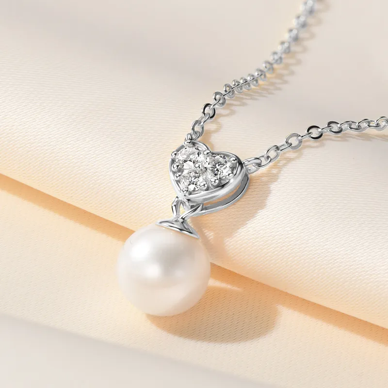 ZHENZHUAOMI Freshwater Pearl Necklaces Women's-4