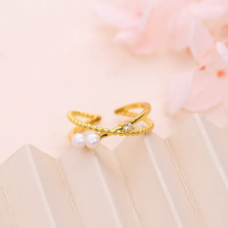 ZHENZHUAOMI Freshwater Pearl Rings Women's-2