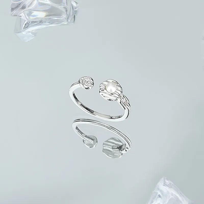 ZHENZHUAOMI Freshwater Pearl Rings Women's-1