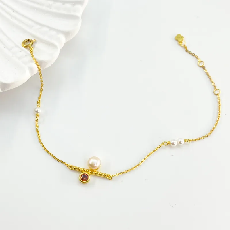 ZHENZHUAOMI Freshwater Pearl Pearl Bracelets Women's-2