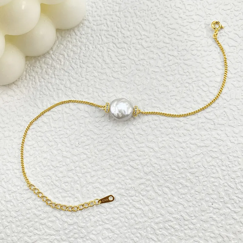ZHENZHUAOMI Freshwater Pearl Bracelets Women's-1