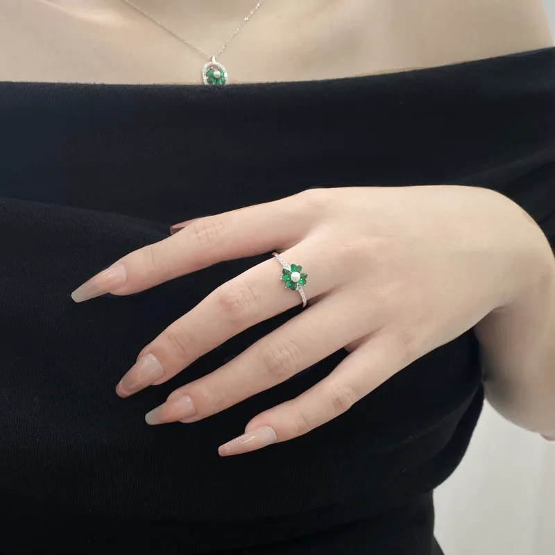 ZHENZHUAOMI Freshwater Pearl Rings Women's-6