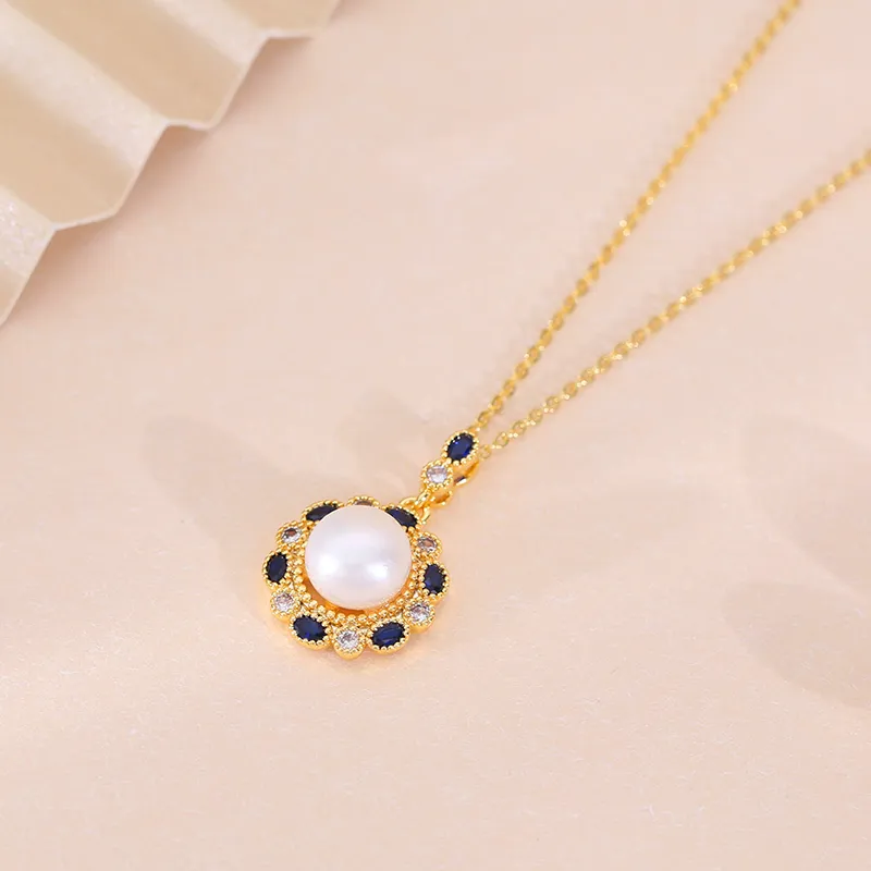 ZHENZHUAOMI Freshwater Pearl Necklaces Women's-1