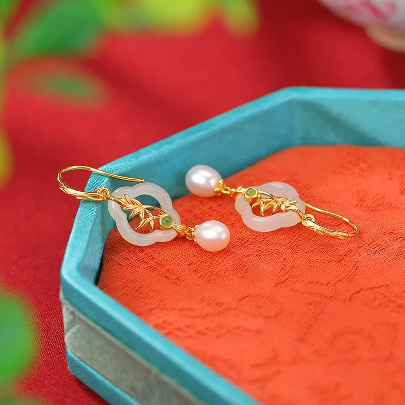 ZHENZHUAOMI Pearl Earrings Women's-1