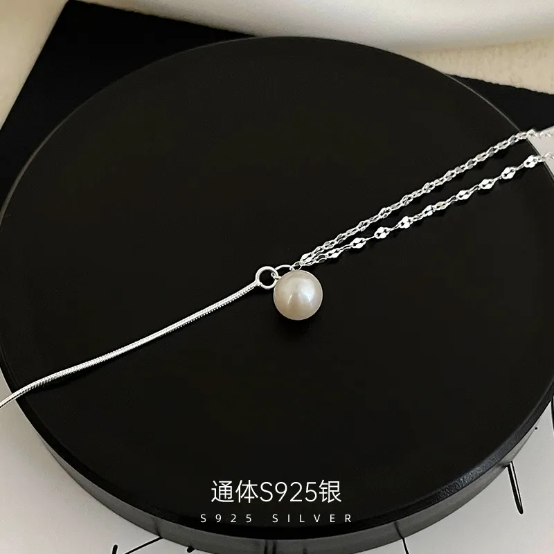 ZHENZHUAOMI Freshwater Pearl Necklaces Women's-4