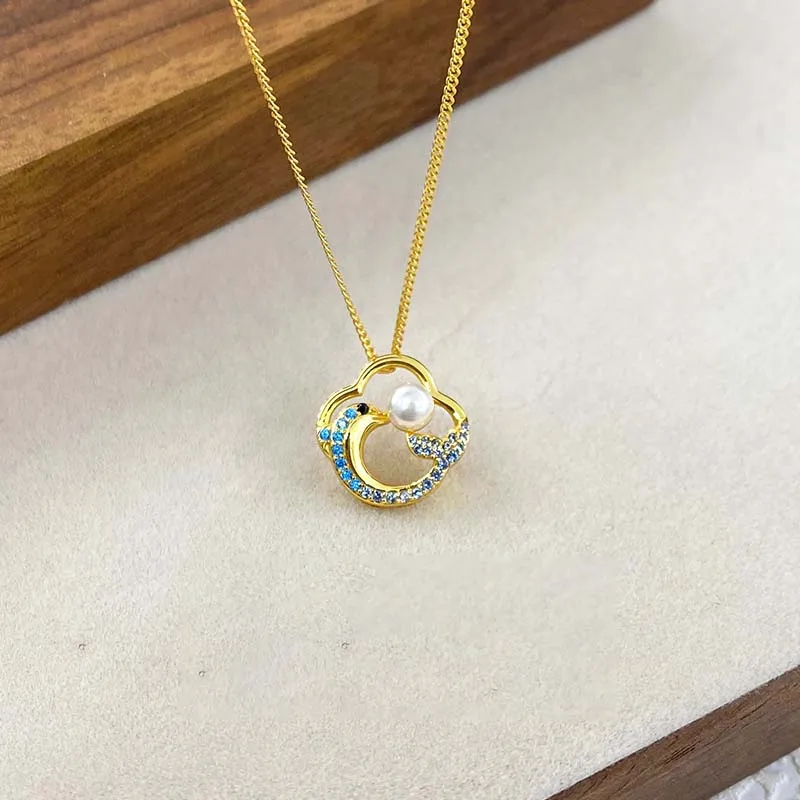 ZHENZHUAOMI Freshwater Pearl Necklaces Women's-1