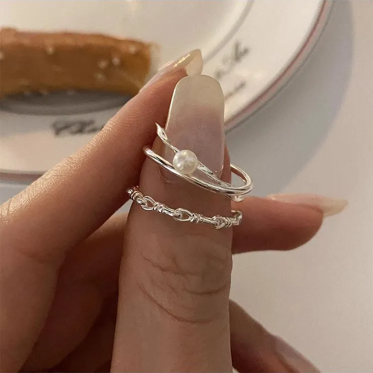ZHENZHUAOMI Pearl Rings Women's-4