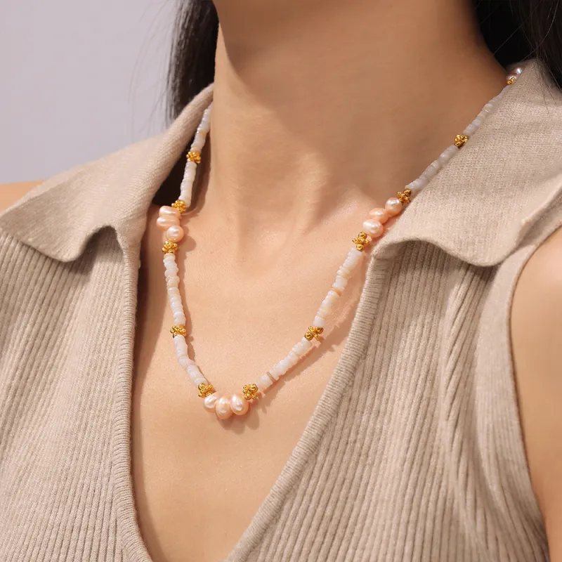 ZHENZHUAOMI Pearl Necklaces Women's-4