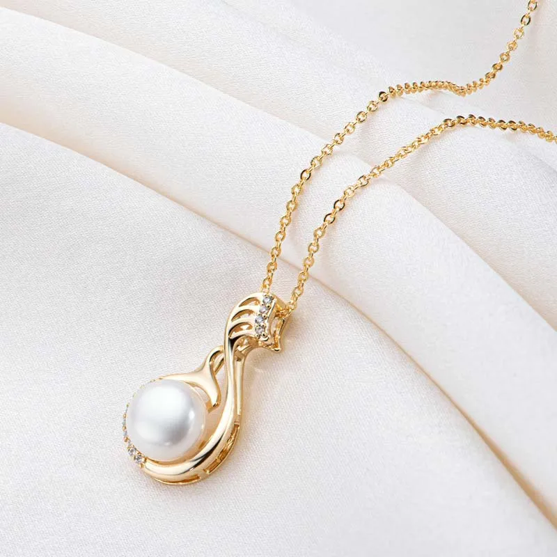 ZHENZHUAOMI Freshwater Pearl Necklaces Women's-1