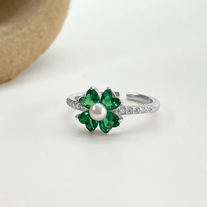 ZHENZHUAOMI Freshwater Pearl Rings Women's-5