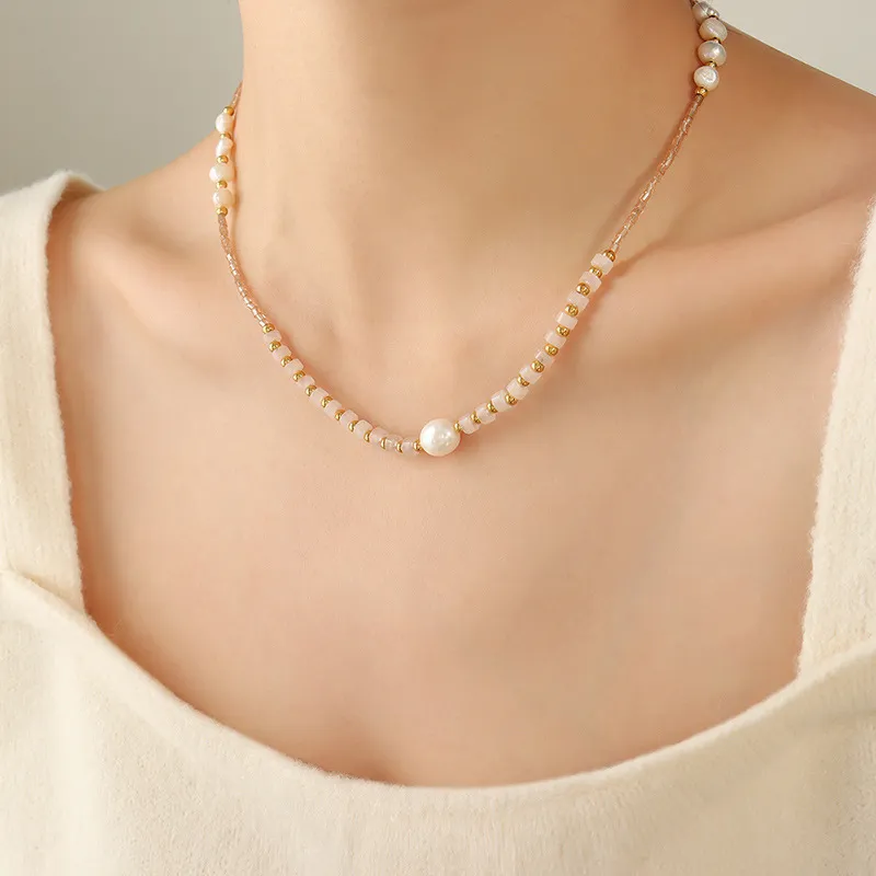 ZHENZHUAOMI Pearl Necklaces Women's-4