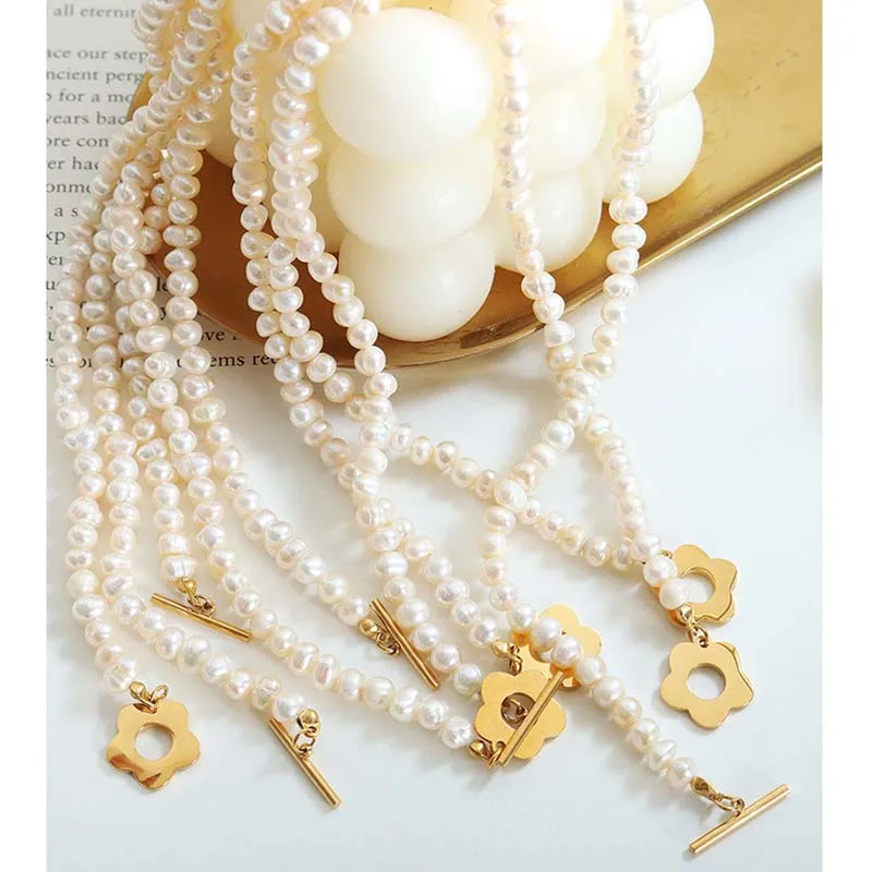 ZHENZHUAOMI Pearl Necklaces Women's-4
