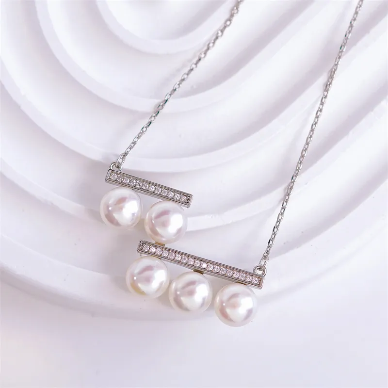 ZHENZHUAOMI Freshwater Pearl Necklaces Women's-1