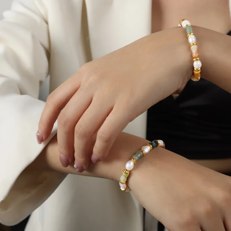 ZHENZHUAOMI Pearl Bracelets Women's-4