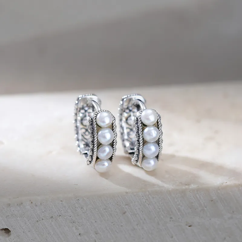 ZHENZHUAOMI Pearl Clip On Earrings Women's-2