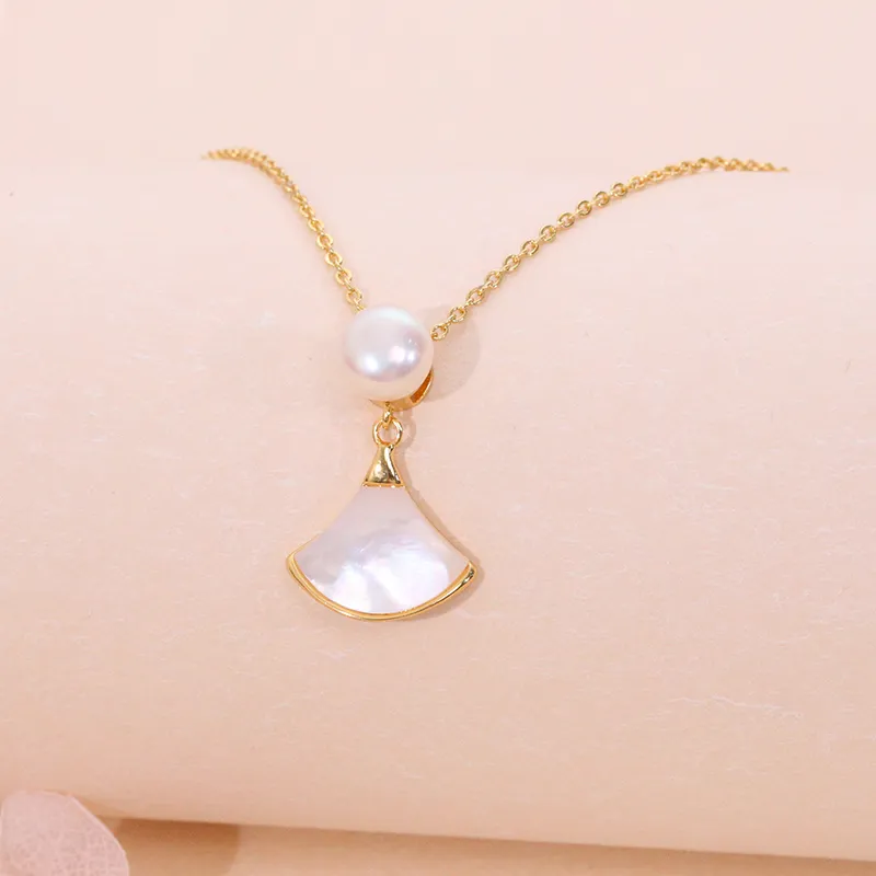 ZHENZHUAOMI Freshwater Pearl Necklaces Women's-3