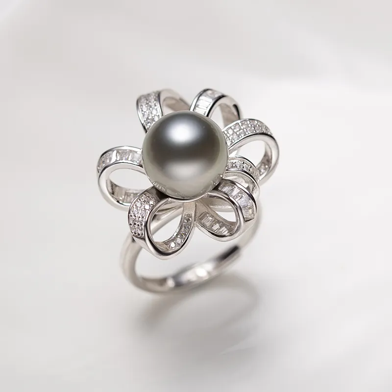 ZHENZHUAOMI Pearl Rings Women's-1