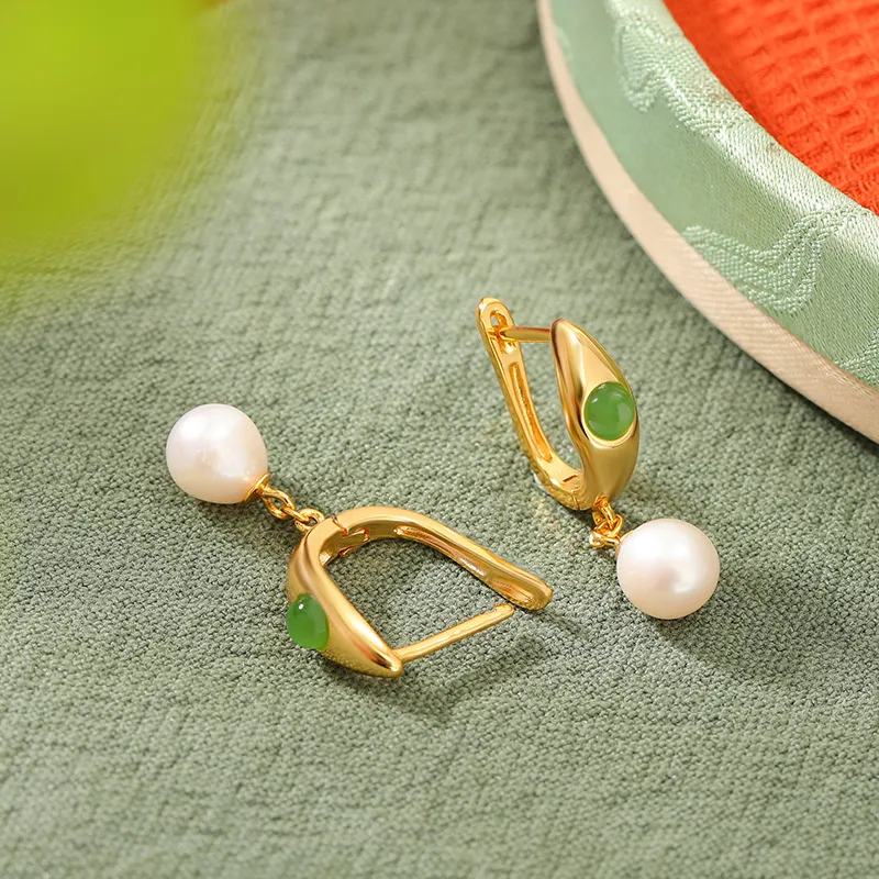 ZHENZHUAOMI Pearl Clip On Earrings Women's-2